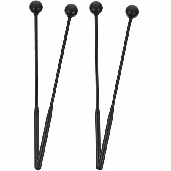ACDANC 2 Pairs of Plastic Rubber Xylophone Mallets Percussion Instrument Mallets Marimba Mallets