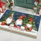 thumbnail image 4 of Adornos navideños, alfombras de cocina navideñas, tapete de cocina con gnomo navideño, tapetes antideslizantes para el piso, alfombra festiva con decoraciones navideñas de invierno., 4 of 8