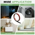 thumbnail image 5 of 2Pcs Neoprene Rubber Strips 3/8" x 1/16" x 3.3FT Adhesive Solid Rubber Sheet, 5 of 5
