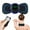 Black, variant on Mini Muscle Body Massager Host with 2 Replaceable Pads and 19 Speed 8 Modes for Pain Relief for Full Body and Relaxation of Arm, Leg Shoulder, Waist