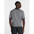 thumbnail image 3 of George Men's Knit Johnny Collar Polo Shirt, Sizes S-5XL, 3 of 5