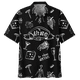 thumbnail image 3 of Camisa hawaiana con estampado de vino colorido para hombre, camisas de manga corta con solapa suelta y estampado 3D, blusas de botones de calle de verano Y2k, 3 of 5