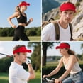 thumbnail image 7 of Minzimin Sport Sun Visor Hats for Women Men, Adjustable Cotton Ball Caps Sun Caps for Golf, Running, and Outdoor Activities, 7 of 7