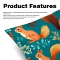 thumbnail image 2 of Squirrel Velvet Throw Pillow Covers Set with Unique Patterns - 16x16, 18x18, 20x20 Inches - 2 Throw Pillow Inserts & Covers for Any Occasion, 2 of 6