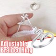 thumbnail image 1 of WIFKLSIIPG Adjustable Knitting Loop Crochet Loop Knitting Accessories Knitting Ring, 1 of 8