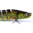 thumbnail image 3 of Señuelo de pesca multiarticulado cebo duro realista cebo de baño de 8 segmentos para lubina (D), 3 of 6