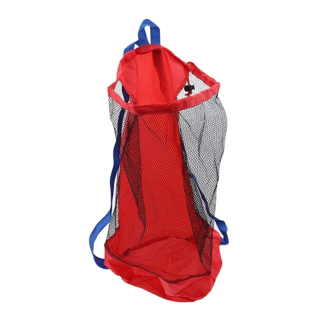 Bolsa de almacenamiento de juguetes, organizador de cordón lavable portátil, bolsa de malla de juguete para exteriores Hugo Bolsas de malla de playa