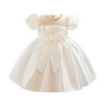 thumbnail image 3 of Fshinging Girls Summer Dresses Bowknot Wedding Bridesmaid Birthday Party Pageant Baptism Princess Sun Dress Size 12-18 Months, 3 of 5