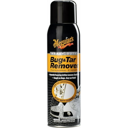Heavy Duty Bug & Tar Remover, Quick Bug and Tar Remover Spray for Detailing, Pro Strength Clear Coat Safe Technology with Powerful Foaming Action to Loosen Stuck Bugs, 15 Oz