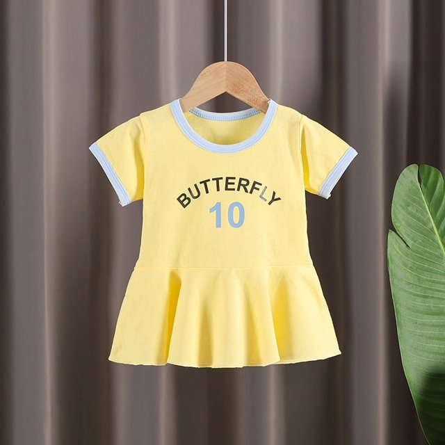 Vestidos de verano para niñas, vestidos de princesa para bebés, faldas para bebés, camisones casuales