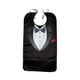 thumbnail image 3 of Lekihaqq Elderly Care Bib For Eating Drinking Waterproof Dining Cloth Double-Layer Polyester Unisex Suit-Style Tuxedo Print, 3 of 7