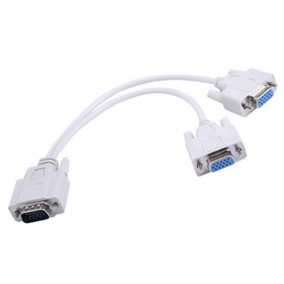 VGA splitter VGA adapter dual display VGA cable TV computer VGA adapter 15 pin VGA Y splitter