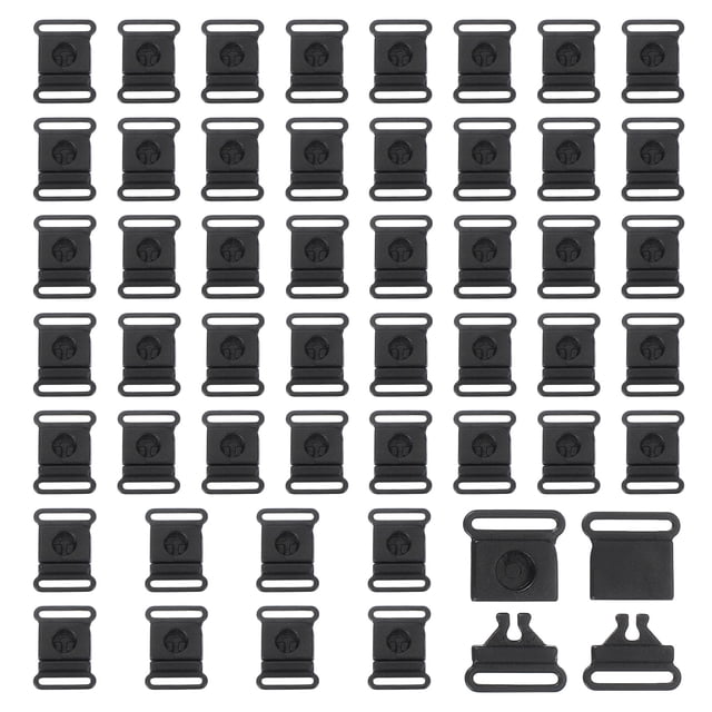 Hebillas de seguridad de liberación rápida de plástico Uxcell para collares de gato y perro de 3/8 pulgadas