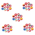 thumbnail image 4 of FRCOLOR 50 PCS Vibration Dampeners Silicone Tennis Dampener National Flag String Absorber Accessory for Tennis Beginners, 4 of 8