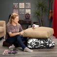 thumbnail image 5 of Jaxx Brio Large Décor Floor Pillow / Meditation Yoga Cushion, Plush Microvelvet, Camel, 5 of 5