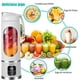thumbnail image 3 of Batidora Portátil sin Cable,Mini Licuadora, Licuadora de Batidos con 12 Cuchillas, para Batidos y Smoothies,Zumos, Recargable, 450ml Diseño de doble cubierta con asa, 3 of 5