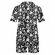 thumbnail image 4 of Conjunto de Verano para las Mujeres, Estampado Cuello de Manga Corta Y Pantalones Cortos, Moda Casual de Dos Piezas, 4 of 9