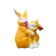 thumbnail image 4 of DimyFew Garden Bunny Statue Animal Sculpture Decorative Spring Decoration Rabbit Figurine for Living Room Windowsill Porch Lawn Patio Yellow, 4 of 8