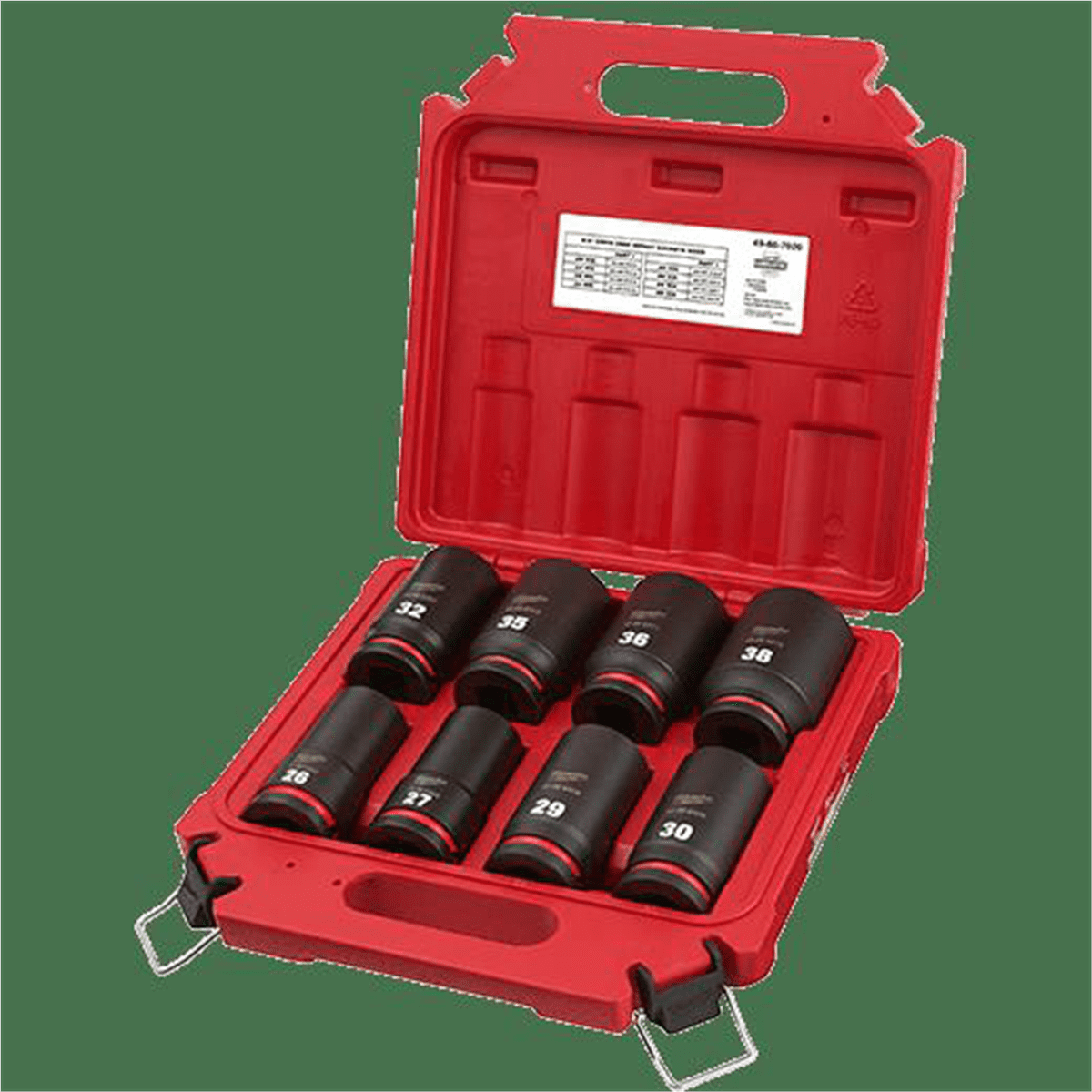 Milwaukee 49-66-7020 SHOCKWAVE 3/4" Drive Metric Socket Set, Durable Steel