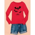 thumbnail image 3 of Flying Bats Happy Halloween  Long Sleeve Toddler -Image by Shutterstock,  3 Toddler, 3 of 4