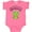 Hot Pink, variant on Inktastic Grandpa's Little Princess Cute Frog Girls Baby Bodysuit