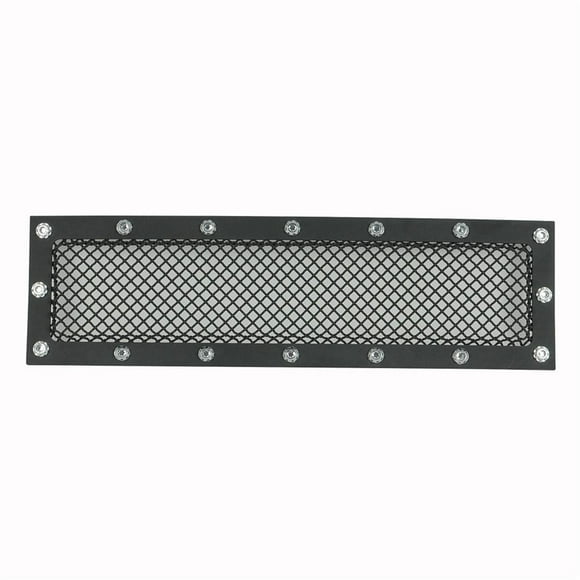 Fits 2015-2017 Ford F-150 Paramount Automotive Bumper Grille Insert 46-0777 Evolution Series; Wire Mesh Style; Powder Coated; Black; Stainless Steel