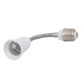 thumbnail image 5 of Unique Bargains 2pcs E27 to E27 Light Lamp Bulb All Direction Extender Adapter White 10cm Length, 5 of 5