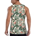 thumbnail image 3 of Easygdp Palm Trees and Tropical Men's Tank Top, Sleeveless Muscle T Shirts, Breathable, Quick-Dry, Loose for Gym, Running, Fitness - Medium, 3 of 9