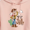 thumbnail image 3 of Toy Story - Kicking It In The Ole West - Juniors Cropped Pullover Hoodie, 3 of 5