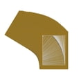 thumbnail image 3 of Metallic Gold Picture Frame Mat for 12x16 Frames - Fits 10x14 Photos - 50 Mats, 3 of 7