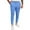 Blue, variant on WREESH Men's Jogger Sweatpants Solid Color Sport Small Legs Lace-Up Solid Color Full Length Pants Black