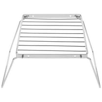 MLINS Stainless Steel Folding Campfire Grill Stand Multi-Functional BBQ Rack for Outdoor Use Folding Campfire Grill Bbq Rack  For Camping Outdoor Picnics Grilling Stand