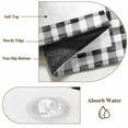thumbnail image 6 of Runner Rug 2 x 6 Ft, Green Eucalyptus Leaves Washable Non-Slip Floor Mat for Kitchen Hallway/Entryway, Modern Art Farmhouse Plaid Long Kitchen Runner Area Rugs for Living Room, Low-Profile, 6 of 8
