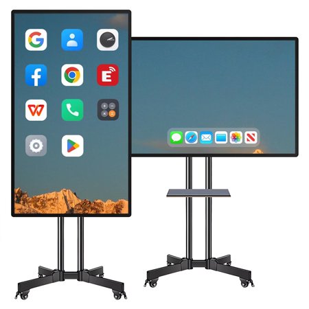JYXOIHUB 2K UHD Smart Board 49", Touch Screen Digital Electronic Calendar All-In-One Smartboard Interactive Whiteboard Android & Windows OS(Include Wall Mount)