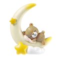 thumbnail image 1 of Bear and Moon Figurine Statue Baby Moon Cake Topper Birthday Cake, 1 of 5