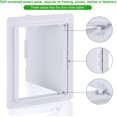 thumbnail image 3 of HAHDAXIA Plumbing Access Panel for Drywall 6 x 9 Inch Plastic Access Door Removable Wall Access Panel Ceiling Reinforced Hinged Durable, 3 of 7