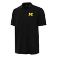 thumbnail image 2 of Men's Antigua Black Michigan Wolverines Era Polo, 2 of 3