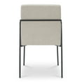 thumbnail image 5 of Moe's Home Collection Danny Dining chair Set of Two Fabric Beige, 5 of 8