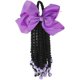 thumbnail image 1 of Beaded Bowknot Hair Extension For Girls Suitable For Parties Multi Color 24.00X13.00X5.00Cm 1 Piece, 1 of 5