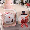 thumbnail image 3 of Dsscvnef Christmas Cartoon Santa & Snowman Table Runner & Heat Resistant Mats, 3 of 3
