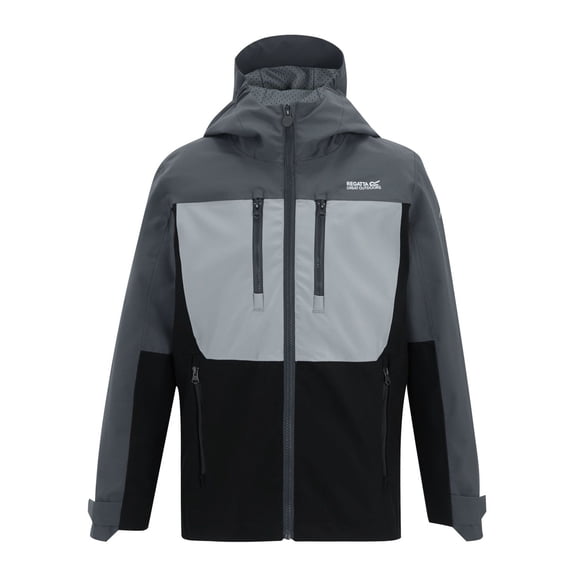 Regatta Boys/Girls Highton Monochrome Waterproof Jacket