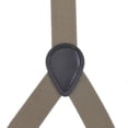 thumbnail image 5 of Toptie Unisex Suspenders Solid Color Y-Back Clip Suspender - 1 Inch Wide-Khaki, 5 of 7