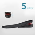 thumbnail image 5 of Hzzsbu 1Pair Height Increase Insole, 5/7/9cm Variable Height Shoes Insoles Heel Increase Insoles Absorbing Growing Sole Height Pad Height Insoles for Unisex, 5 of 7