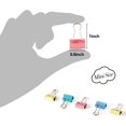 thumbnail image 2 of Clips de carpeta jumbo de colores, clips extra grandes para oficina (8 piezas), 2 of 4