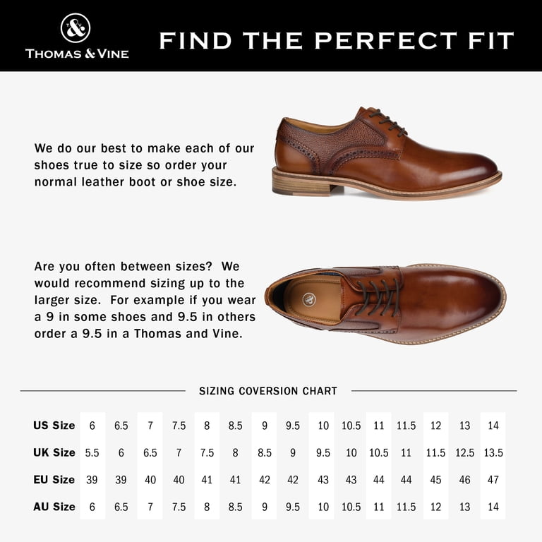 Thomas & Vine Mens Clayton Tru Comfort Foam Lace-up Round  display picture 3