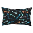 thumbnail image 1 of Balery Little Fish Skeleton Funda de Cojín Estampada, Regalos para Mujeres, Regalos de Amor para Ella, Regalos para Novia o Esposa, Funda de Almohada-16"x24", 1 of 6