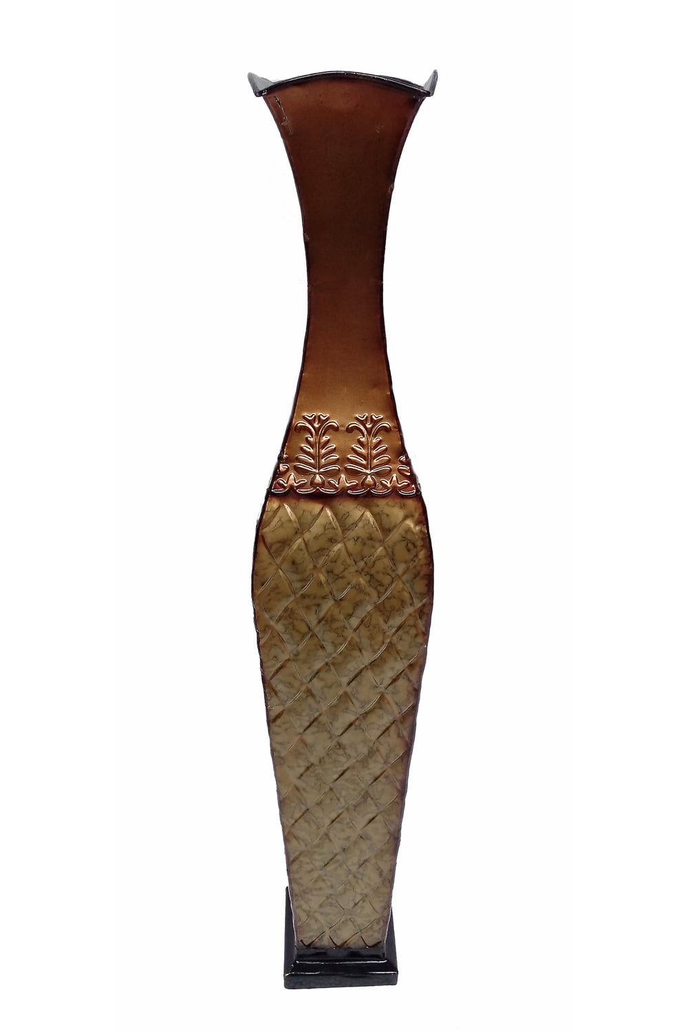 DLusso Designs StealStreet SS-DD-TR4006 32 Nola Collection Metal Floor Vase