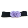 thumbnail image 3 of ZHENHONG Cinch Belt for Women Stretchy Belt for Dresses Vintage Elastic Wide Waist Belt Women's Accessories Belt Purple, 3 of 3