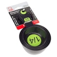thumbnail image 2 of Measuring Cups with Large Print- Set of 4- Black-Green, 2 of 2