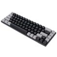 thumbnail image 2 of Teclado mecánico Eje rojo de 68 teclas Eje verde Teclado mecánico para juegos retroiluminado RGB de doble color Eje verde negro, 2 of 5